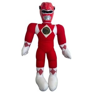 Might Morphin Power Rangers Saban Collectors Vintage Plush Toy 19" Red 1993